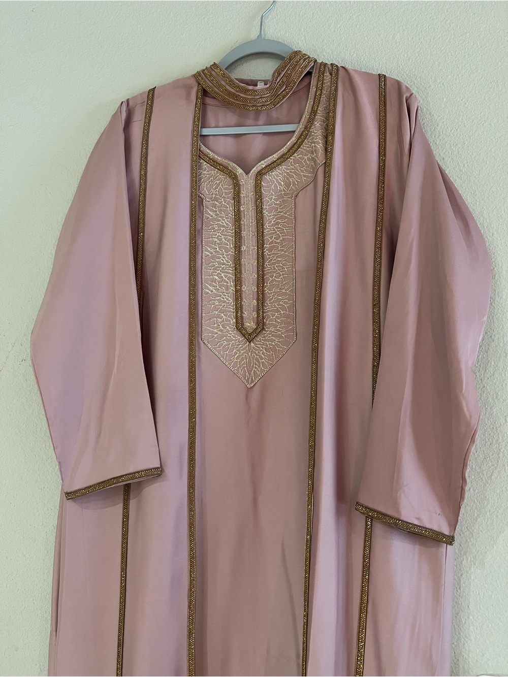 Authentic Moroccan djellaba abaya with belt 3pc Kaftan dress